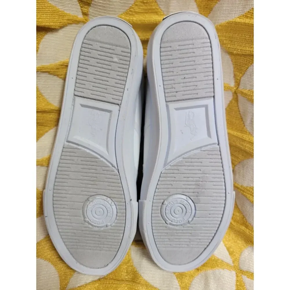 Polo Ralph Lauren Geoff II Junior Sneakers Size 5.5 White